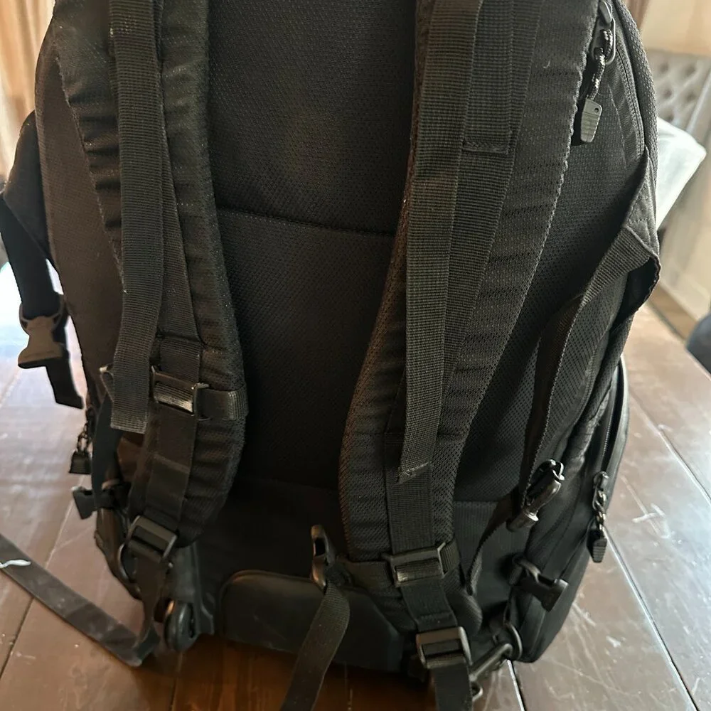 Tenba Shootout Black Rolling Camera Large Backpack Wheels - Missing cord